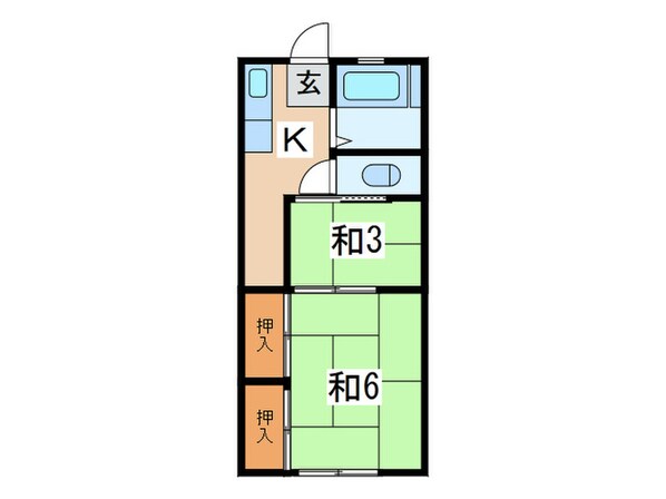 第2永野荘の物件間取画像